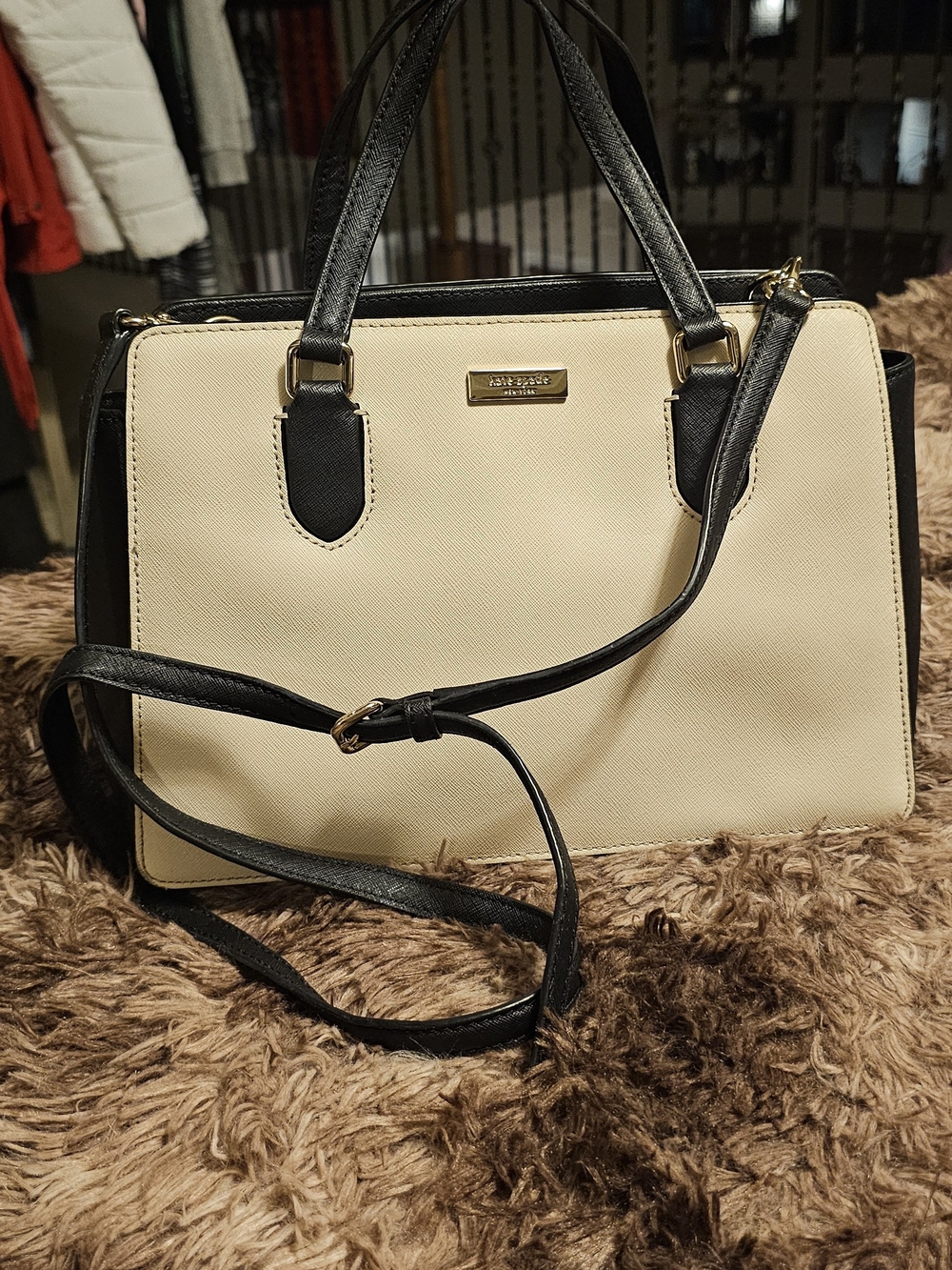 Kate Spade New York Laurel Way Reese Satchel in a two-tone